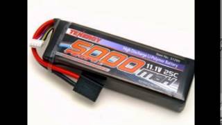 Tenergy 11.1V 5000mAh 25C LIPO Battery Pack for RC Cars w choices of Deans or Traxxas Connector