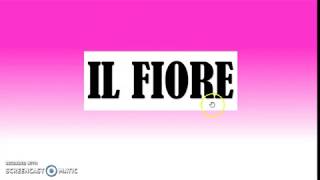 Il Fiore - scienze classe seconda