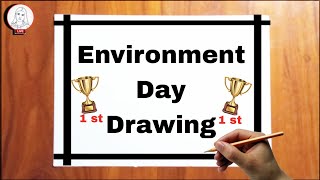 Environment Day Drawing Easy || Environment Day Drawing Stop Pollution || Save Environment Drawing