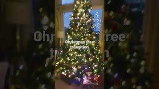 Christmas tree transition