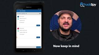 Completing A Trip - Tablet Tutorial - TruckSpy