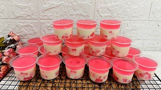 Hidangan Sajian Penutup Seger dan Enak || Puding Mozaik Jelly Guava