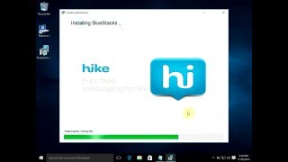 installing bluestacks on a windows10