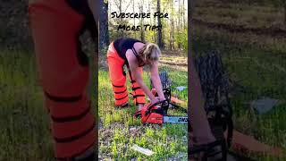 Chainsaw Starting Trick