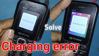 😥 micromax Charging error problem solution