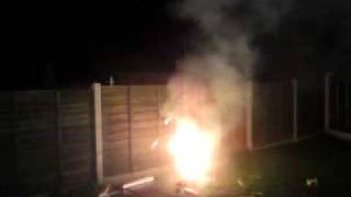 back garden firework uk