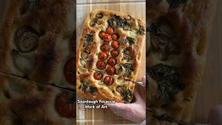 Sourdough focaccia recipe #sourdough