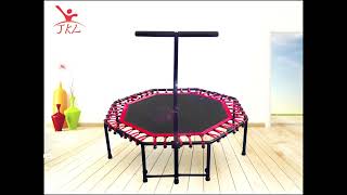 Healthy Living starts Here! Red Octagonal Fitness Trampoline Brings You Endless Vitality and Health!