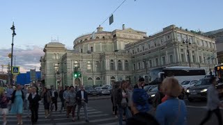 Ulitsa Glinki tour between Mariinsky Theatre& Saint Petersburg Conservatory in St Petersburg, Russia