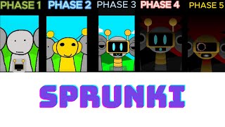 Phase 1 VS Phase 2 VS Phase 3 VS Phase 4 VS Phase 5 in incredibox Sprunki #2