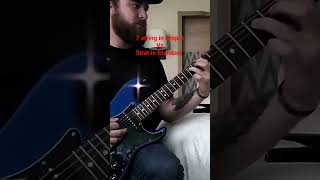 7 String Schecter vs Fender Strat, Can the strat still be heavy?