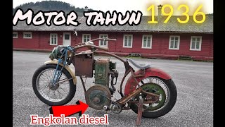 MOTOR ZAMAN NENEK KITA BELUM LAHIR||nyalainnya mirip engkol diesel listrik|||√