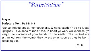 THE LAST GENERATION "Preparation" " pt. 6 Evangelist Richard Gonzales Jr