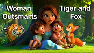 #moralstories #braves #jungle #animal #courageousfaith #kidsvideo | "Woman Outsmarts Tiger and Fox"