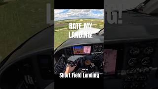 Short Field Landing! How did I do? | Pilots & Aviation #pilotlife #flighttraining