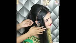 How to do party hairstyle tutorial | step by step hairstyle tutorial #hairstyle #shorts #viral