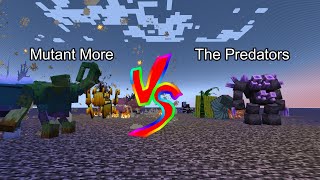 Mutant More Team vs The Predators Team  Minecraft  Mob Battle