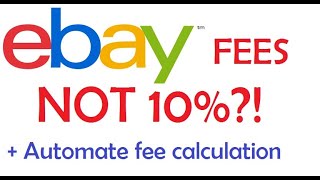 [UK-2019] How to actually calculate eBay and PayPal fees and why 10% or *0.886 is wrong in UK