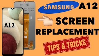 How to change A12 screen replacement || how to install A12 screen trick #howtofix #a12screen