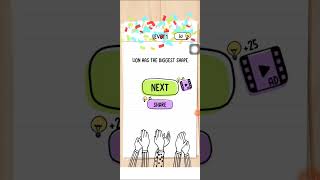 Brain Test Tricky Puzzles Level 1,2 #trending #shorts #games