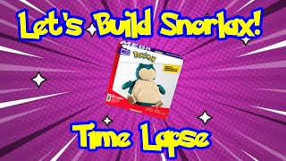 Building A Snorlax! Pokemon Mega Construx Time Lapse