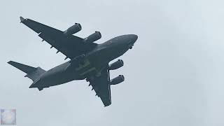 Royal Air Force C17A Globemaster ZZ178 Landing at RAF Brize Norton Oxfordshire 02-05-2024