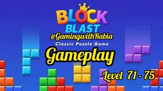 Block  Blast Puzzle  Game/Adventure Master Level gameplay walkthrough/Level  71 - 75