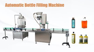 Fully Automatic PET Bottle Filling Line | Liquid Filling Machine for Water, Oil, Juice, Dish Wash...