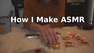 [ASMR] How I make my ASMR Videos & Roleplays | Soft Spoken, 🍪 Tapping, Wrapper Crinkles