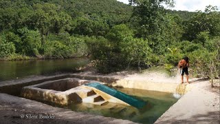 Building Amazing Swimming Pool Around Secret Underground House & water slide