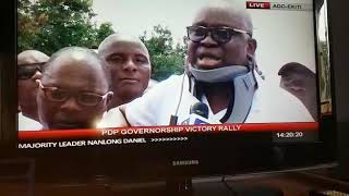 I'm In Pains, I Can't Turn My Head Anymore - Fayose Weeps Like A Baby On National TV