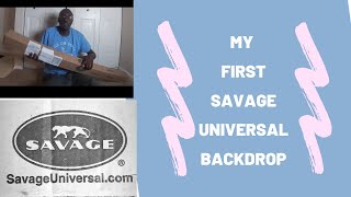 My First Savage Universal Backdrop Unboxing