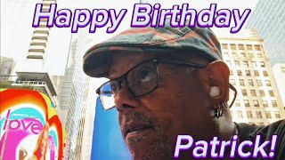 Hey Mr.NY!👊😉Happy Birthday Patrick! 🤝🎉  ⭐⭐⭐⭐⭐