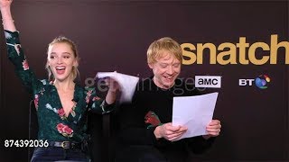 Rupert Grint & Phoebe Dynevor Snatch Interview (2017)