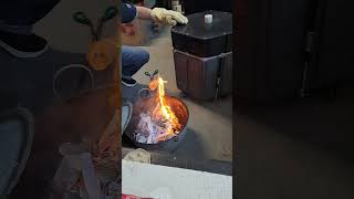 Raku firing