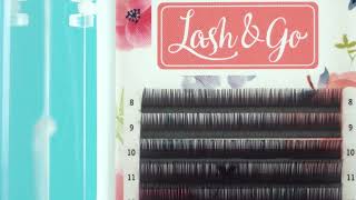 Омбре ресницы Lash&Go 16 линий (Пепельный)