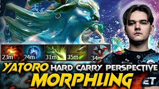 Crazy Play Yatoro Morphling Hard Carry - Dota 2 Pro Full Gameplay Patch 7.37D