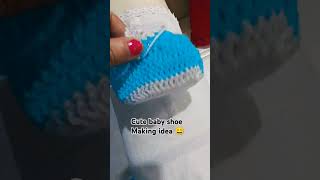 Simple and easy croche#howtocrochetshoesforbabyboy #viralshort