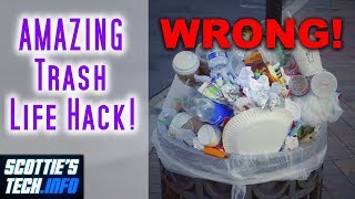 You're throwing things away wrong! 🗑