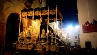 Procesión del Ecce-Homo. Entran en San Miguel la Virgen de los Dolores.