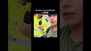 Helpful police officer 😂😂 funny TikTok