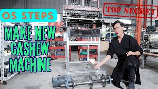 05 Steps to Make Cashew Cutting Machine | Cashew Shelling machine | Cashew Machines 568