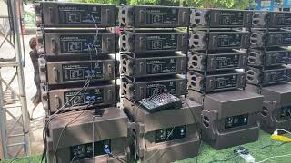 LA-25 double 5 inch mini line array checking, small but powerful sound , dj equipment, wedding sound