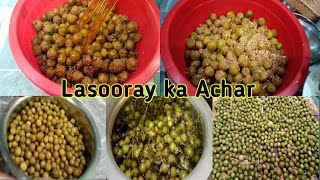 Lasooray ka achar recipe | Lasooray ka achar banane ka tarika | Homemade Lasoora pickle