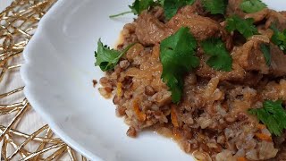 Бефстроганов из ГОВЯДИНЫ  ОЧЕНЬ вкусно,быстро и легко