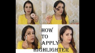 How to apply Highlighter for Beginners...