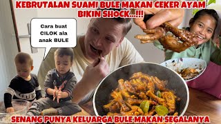 KAGET SEKALI LIAT CARA BULE INI MAKAN CEKER AYAM…‼️