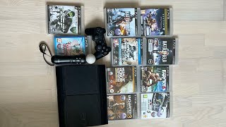 Большая закупка купил приставку и 14 дисков Sony PlayStation 3