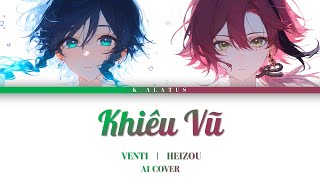 Venti / Heizou AI Cover - Khiêu Vũ - inari ft. Côngg