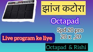 झांज कटोरा Octapad patch jhanj katori wala || octapad & Rishi